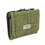 Ladies Harris Tweed Jura Small Wallet Green Creative Irish Gifts