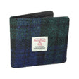 Men's Harris Tweed & Leather Wallet Black Watch Creative Irish Gifts