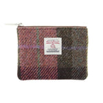 Harris Tweed Mini Zip Pouch Muted Green Creative Irish Gifts