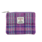 Harris Tweed Mini Zip Pouch Purple Mint Creative Irish Gifts