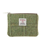 Harris Tweed Mini Zip Pouch Green Creative Irish Gifts