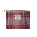 Harris Tweed Mini Zip Pouch Pink Creative Irish Gifts