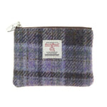 Harris Tweed Mini Zip Pouch Soft Pink Creative Irish Gifts