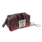 Harris Tweed Small Zip Bag with Tartan Pattern Creative Irish Gifts