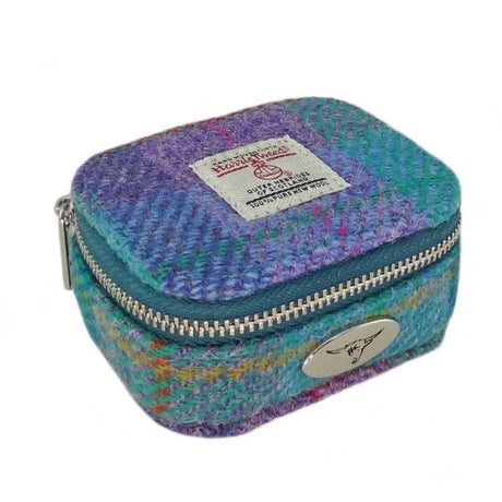 Harris Tweed Mini Square Zip Bag Creative Irish Gifts