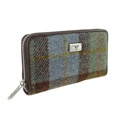Women's Harris Tweed Wallet in Tartan Macleod Creative Irish Gifts