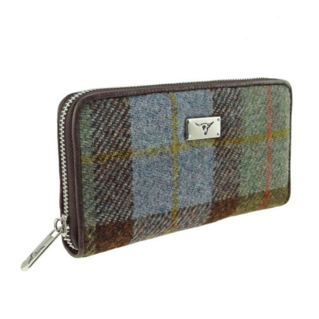 Women's Harris Tweed Wallet in Tartan Macleod Creative Irish Gifts