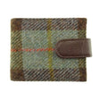 Harris Tweed and Leather Wallet in Scottish Tartan Creative Irish Gifts
