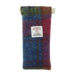 Harris Tweed Glasses Case in Tartan Multi Colour Creative Irish Gifts