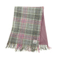 GA-LB6500-COL134 Highland Tartan Harris Tweed Scarf, Pink Creative Irish gift