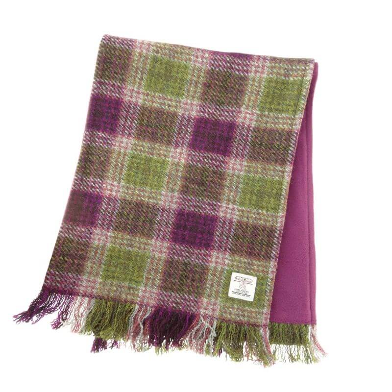  Women's Handwoven Harris Tweed Scarf, Heather Creative Irish Gift