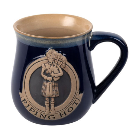 Traditional Scotland Piper Ceramic Mug Blue Creative Irish Gifts