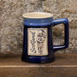 GA-PT1015-BLU Hand Painted Stoneware Scotland Piper Beer Mug, Blue Creative Irish Gifts
