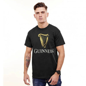 GH1259 Authentic Guinness Irish Cotton T-Shirt Front View Creative Irish gift