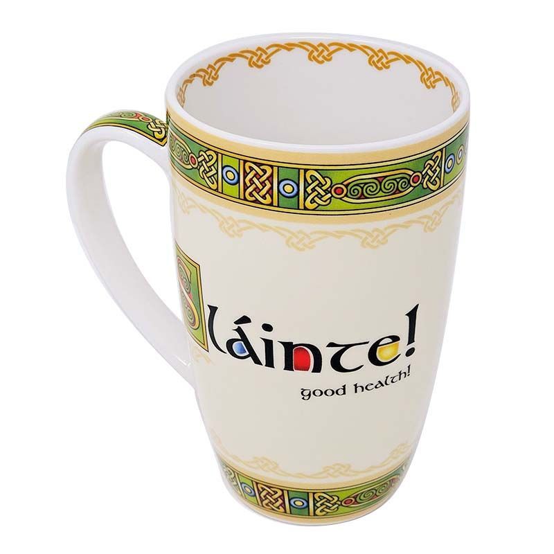 GS-CL-299-440 Bone China Celtic Slainte Coffee Mug studio Creative Irish Gifts