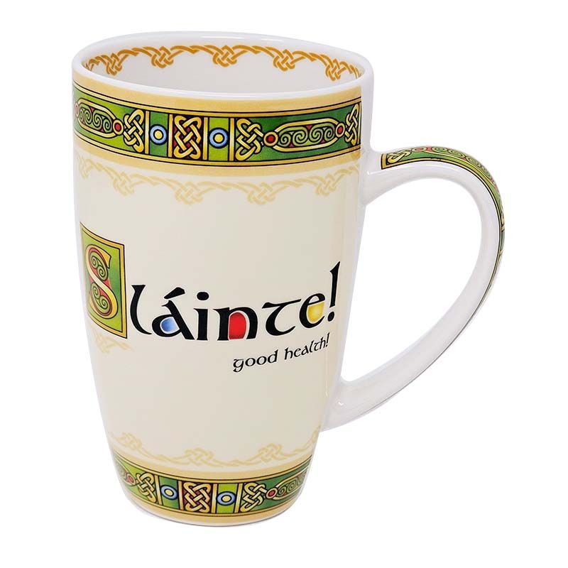 GS-CL-299-440 Bone China Celtic Slainte Coffee Mug Creative Irish Gifts