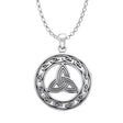 GS-PendantSet19 Sterling Silver Celtic Pendant with Triquetra Creative Irish Gifts
