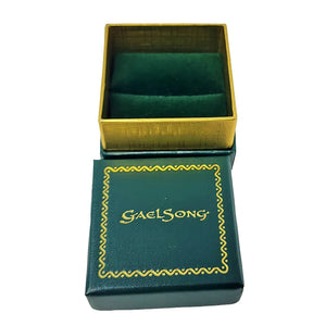 GS-SetRing "Irish Fisherman's Knot Silver Ring" Box Creative Irish gift