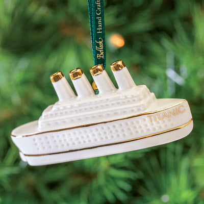Belleek Titanic Ornament - Creative Irish Gifts