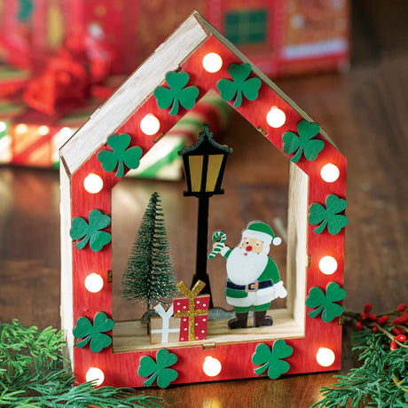 Santa Light Up Christmas Decor - Creative Irish Gifts