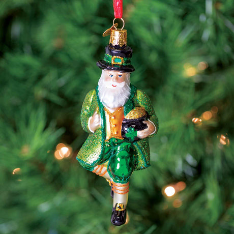 Old World Christmas Irish Santa Ornament - Creative Irish Gifts