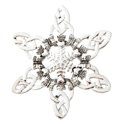 Celtic Claddagh Brooch - Creative Irish Gifts