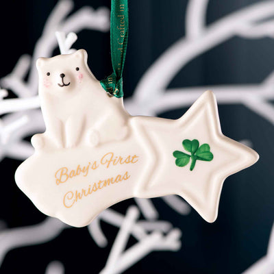 Belleek My First Christmas Ornament - Creative Irish Gifts