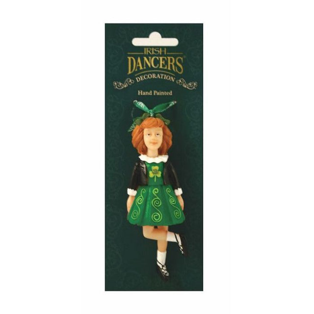HG809 Hand Painted Irish Dancer Hanging Decoration Creative Irish Gifts.com