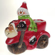 HG813 Santa on Motorcycle Figurine with Candle Holder Creative Irish Gifts.com
