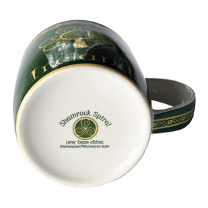 HI-Set-412 Large Bone China Mug with Shamrock Creative Irish Gifts
