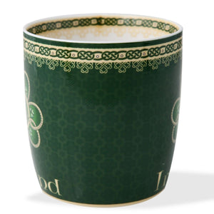 HI-Set-412 Large Bone China Mug with Shamrock Creative Irish Gifts
Side View