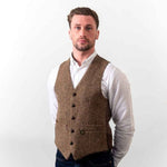 Men's Donegal Wool Irish Vest Creative Irish Gift