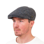 HOF-DUBFC-BG-Ref-3140-10 Handcrafted Donegal Tweed Flat Cap Creative Irish Gift