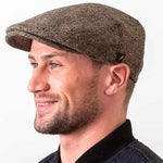 Handcrafted Donegal Tweed Flat Cap Creative Irish Gift
