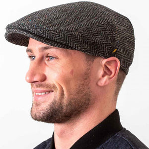 Handcrafted Donegal Tweed Flat Cap Creative Irish Gift