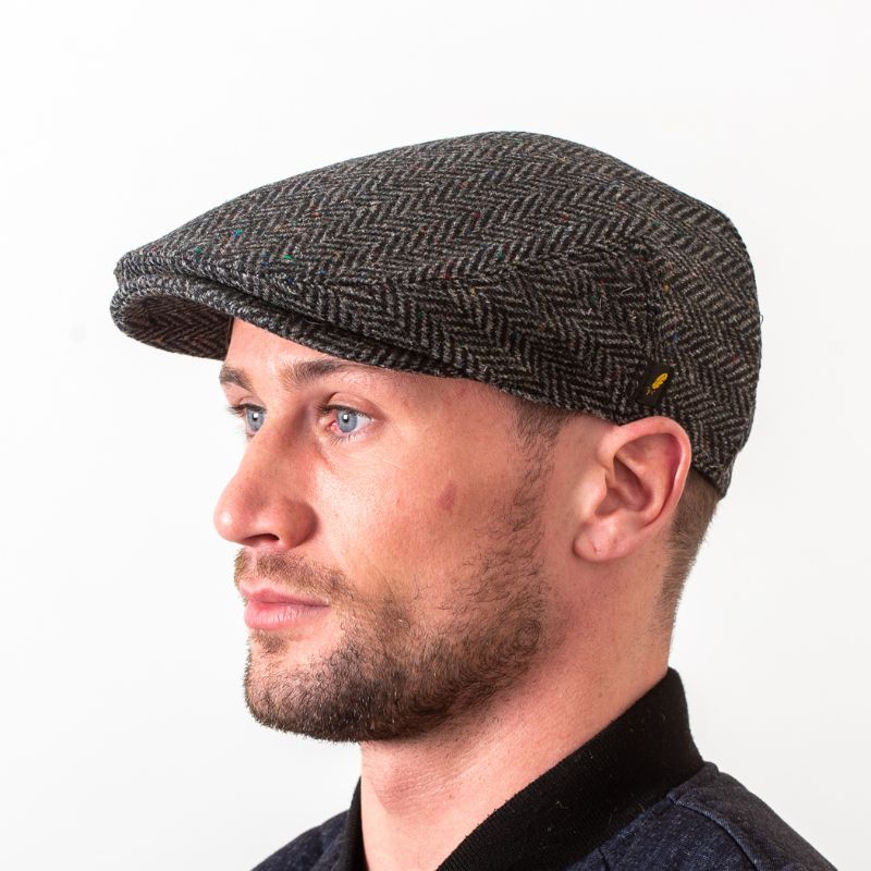 Handcrafted Donegal Tweed Flat Cap Creative Irish Gift