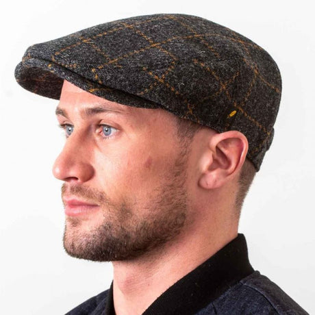 Handcrafted Donegal Tweed Flat Cap Creative Irish Gift