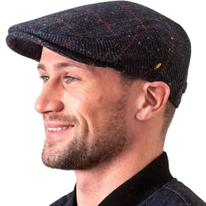 Handcrafted Donegal Tweed Flat Cap Creative Irish Gift