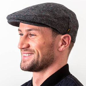 Men's Donegal Tweed Driving Cap  Creative Irish Gift