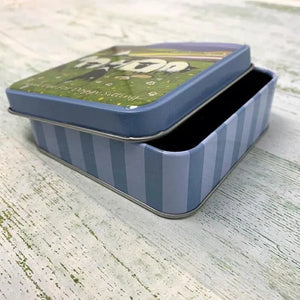 HV208 Tin of Traditional Irish Cream Fudge Open Box Creative Irish gift