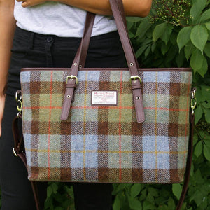 Ladies Harris Tweed Large Shoulder Bag
