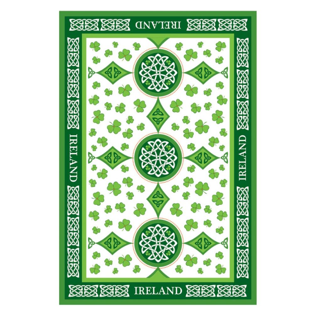 Celtic Tea Towel with Book of Kells Artwork Creative Irish Gifts