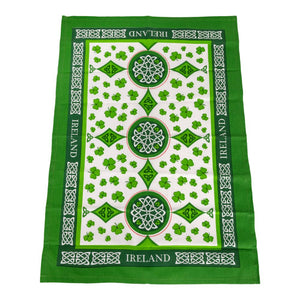 Celtic Tea Towel with Book of Kells Artwork Creative Irish Gifts