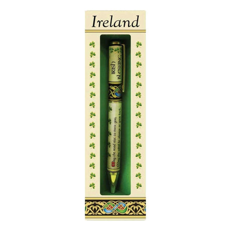 IC-0031-4 Book of Kells Themed Irish Blessing Pen Creative Irish gift
