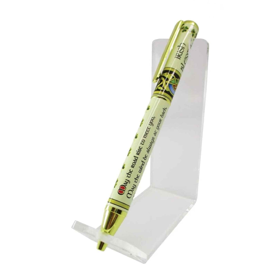 IC-0031-4 Book of Kells Themed Irish Blessing Pen Creative Irish gift