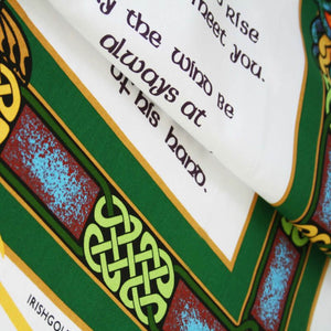 ILTTNBGC May the Road Irish Blessing Tea Towel Closely Creative Irish gift