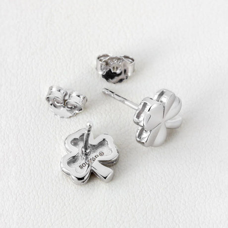 Copy of Gold Plated Tiny Shamrock Stud Earrings - Creative Irish Gifts