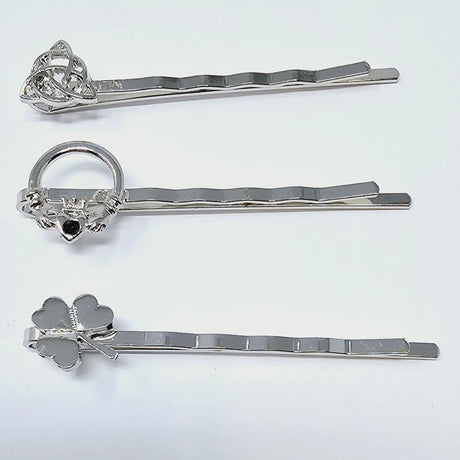 JA716 Traditional Celtic Silver Hair Pins Creative Irish gift