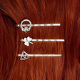 JA716 Traditional Celtic Silver Hair Pins Lifestyle Creative Irish gift