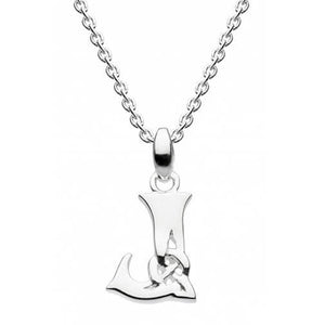 JB515-J Celtic Inspired Initials Pendant Creative Irish gift
